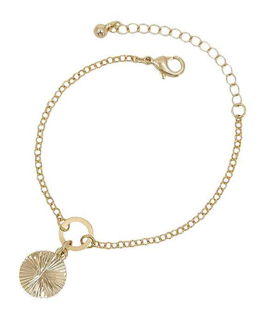 Pluted Metal Bracelet