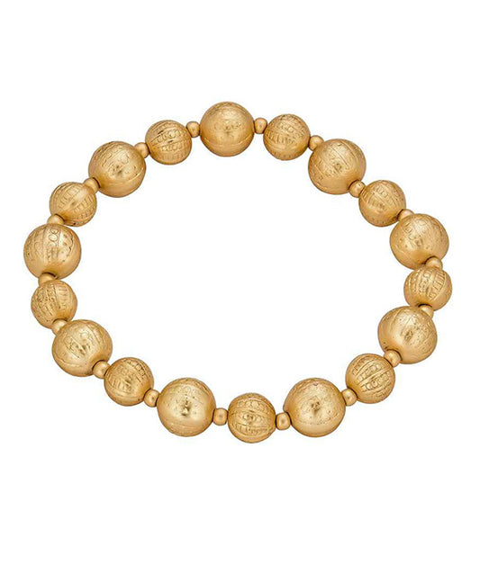 Metal Ball Stretch Bracelet