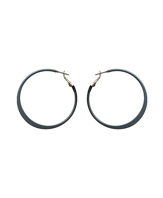 Colored Metal Hoop Earring