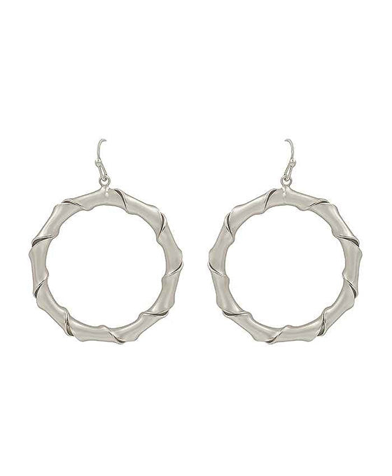 Metal Round Shape Earring