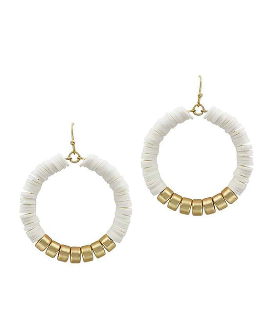 Rubber Circle Earring