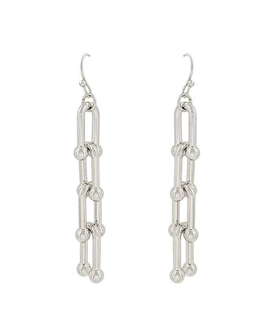 U-Shape Chain Linked Earring
