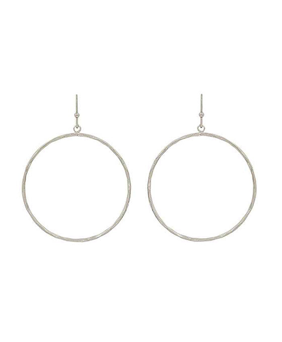Round Metal Earring