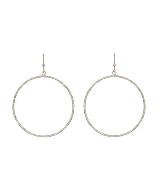 Round Metal Earring