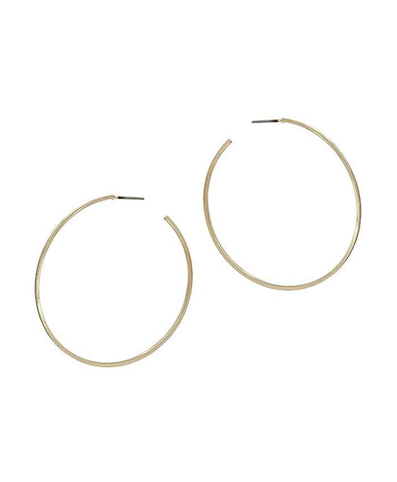 50mm Metal Round Hoop Earring