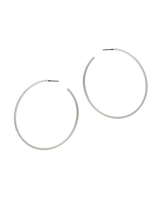 50mm Metal Round Hoop Earring
