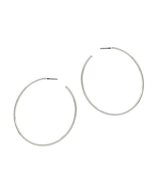 50mm Metal Round Hoop Earring