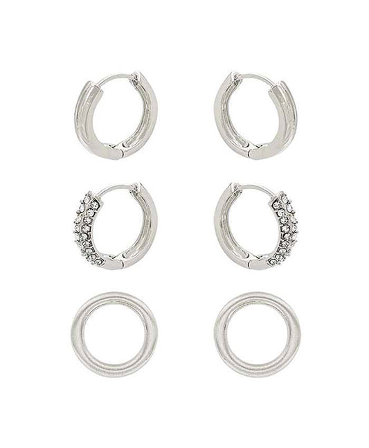 Hoop Metal 3 Set Earring