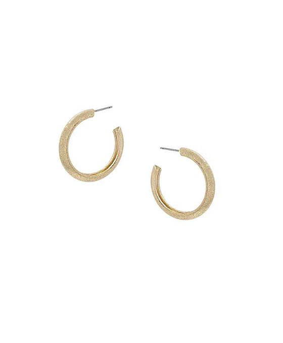 25mm Metal Hoop Earring