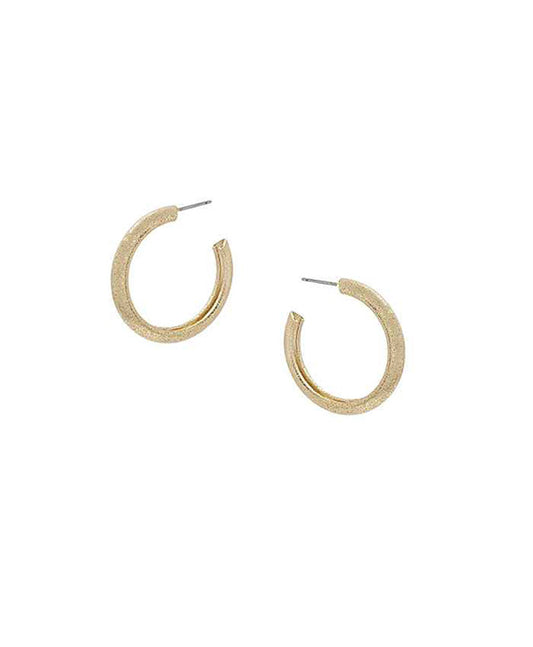 25mm Metal Hoop Earring