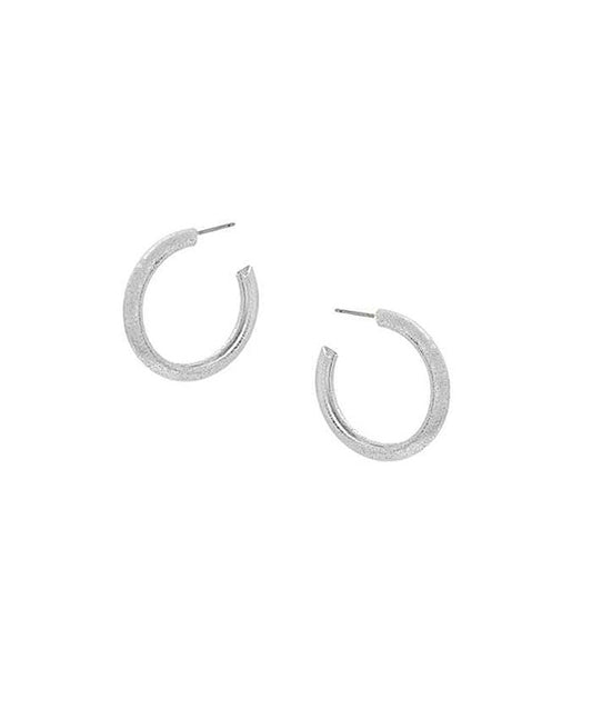 25mm Metal Hoop Earring