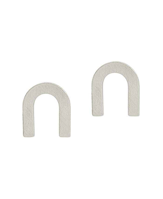 U Shape Metal Post Earring