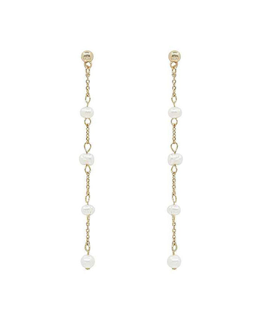 Fresh Water Pearl Chain Earring