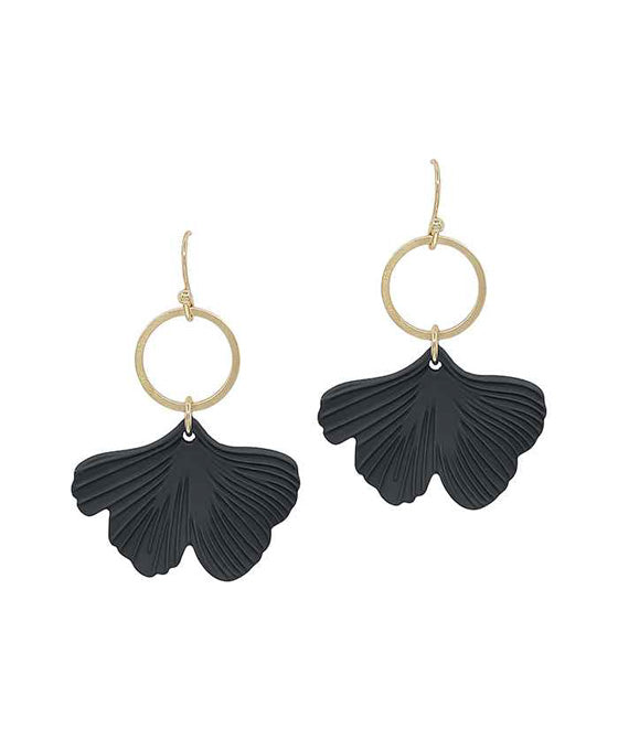 Leaf Painted Earring