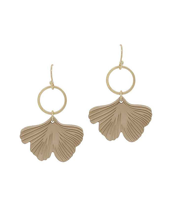 Leaf Painted Earring