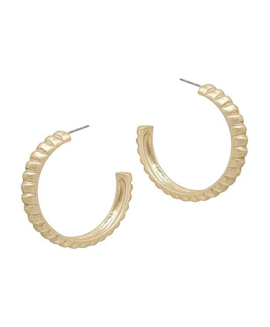 35mm Metal Hoop Earring