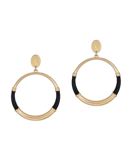 Metal Thread Post Earring