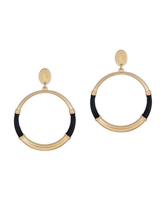 Metal Thread Post Earring