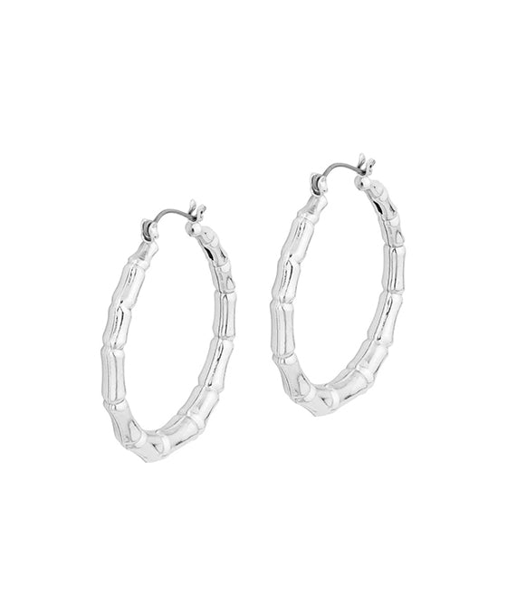 40mm Bamboo Hoop Earring