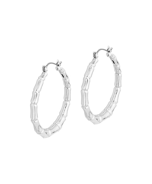 40mm Bamboo Hoop Earring