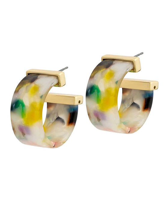 25mm Acetate Hoop Earring