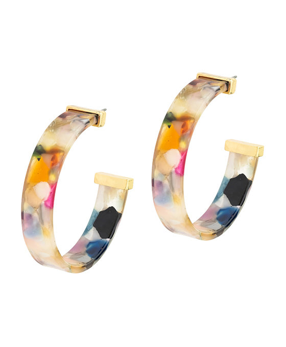 45mm Acetate Hoop Earring