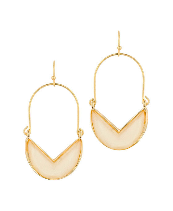 Acrylic Epoxy Metal Earring