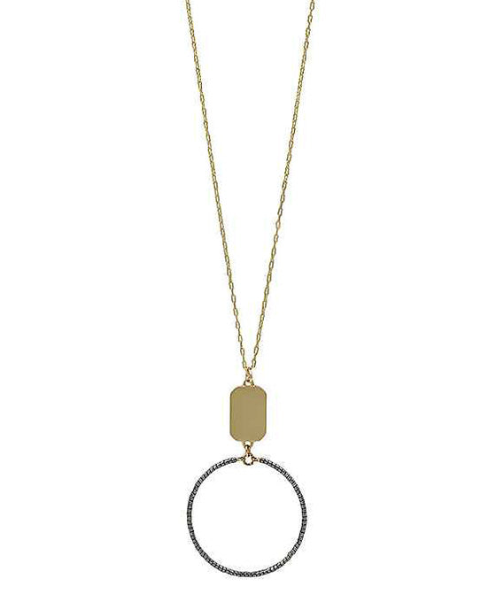 Seed Beads Pendant Necklace