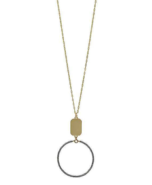 Seed Beads Pendant Necklace
