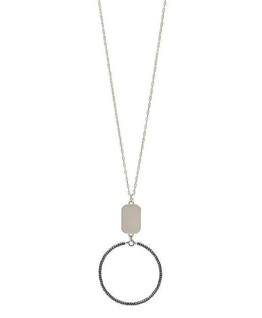 Seed Beads Pendant Necklace