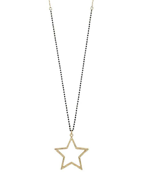 Metal Star Pendant Necklace