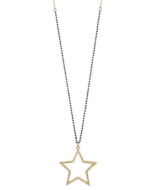 Metal Star Pendant Necklace