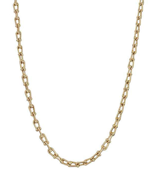 U-Shape Chain Linked Necklace