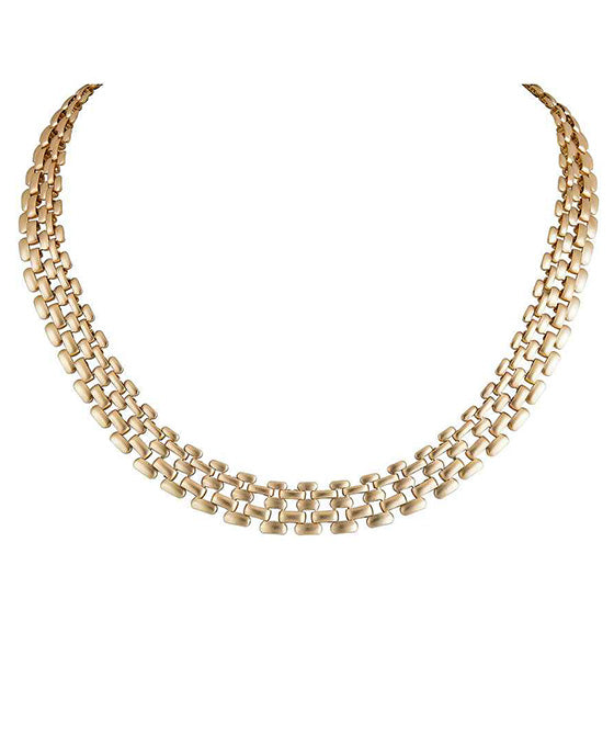 Chain Wide Metal Necklace