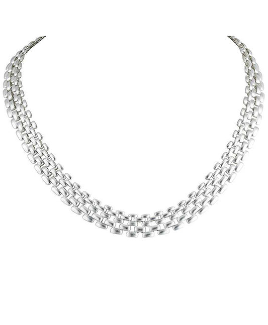 Chain Wide Metal Necklace