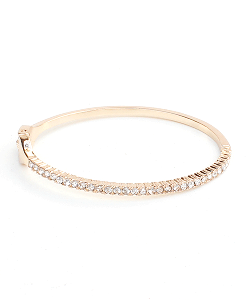 Rhinestone Tennis Bangle Bracelet