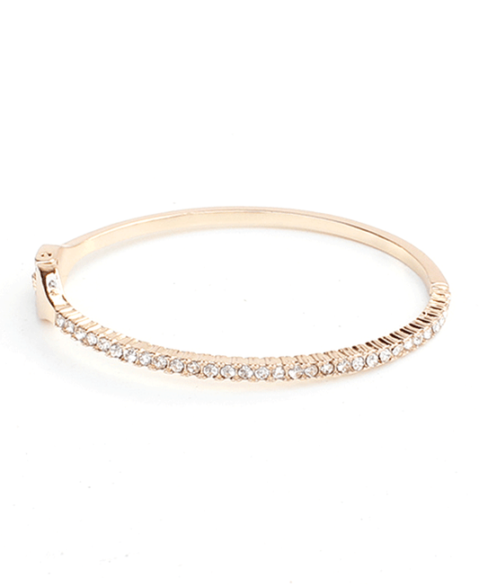 Rhinestone Tennis Bangle Bracelet
