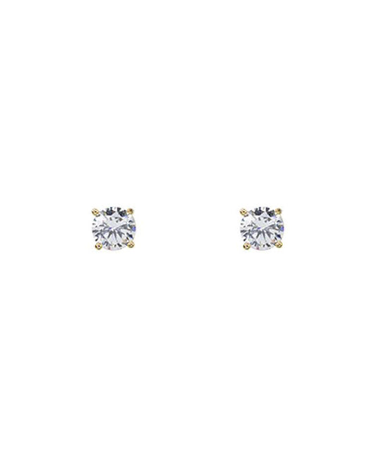 14KT Gold Dipped CZ Earring