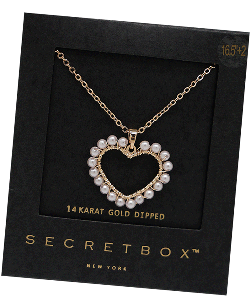 Gold Dipped Heart Necklace