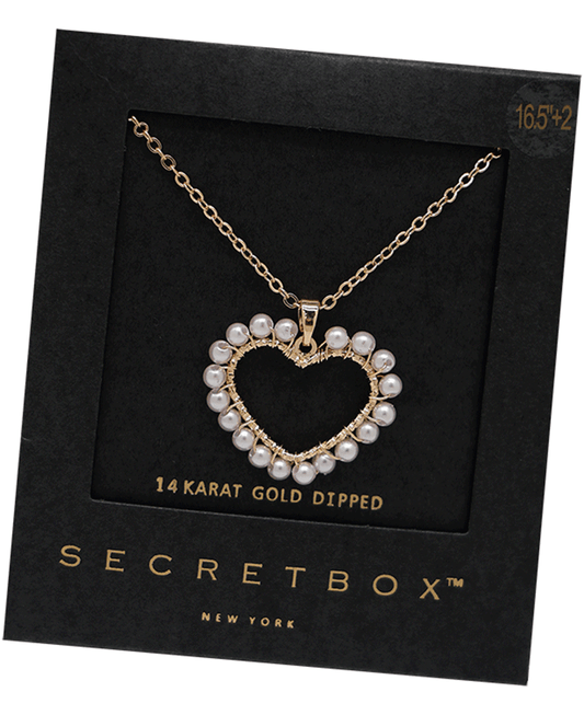 Gold Dipped Heart Necklace