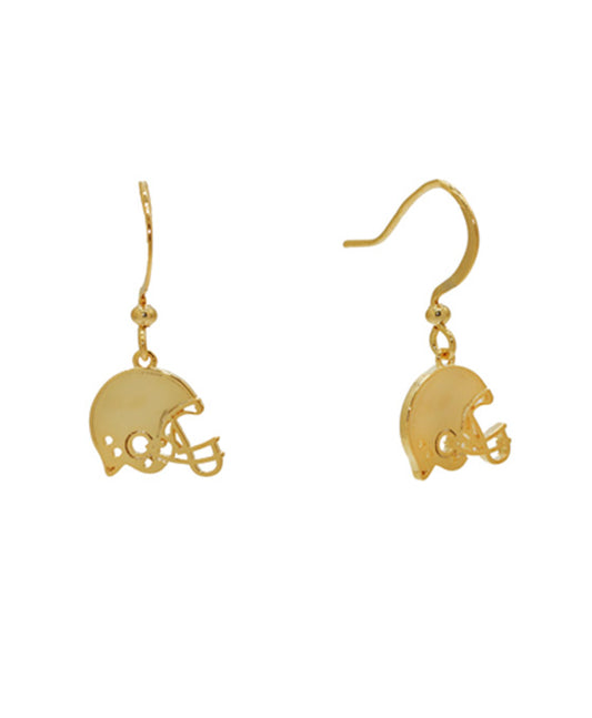 14K Gold Dipped Football Helmet Earring