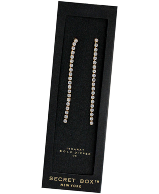14K Gold Dipped Long Chain Earring