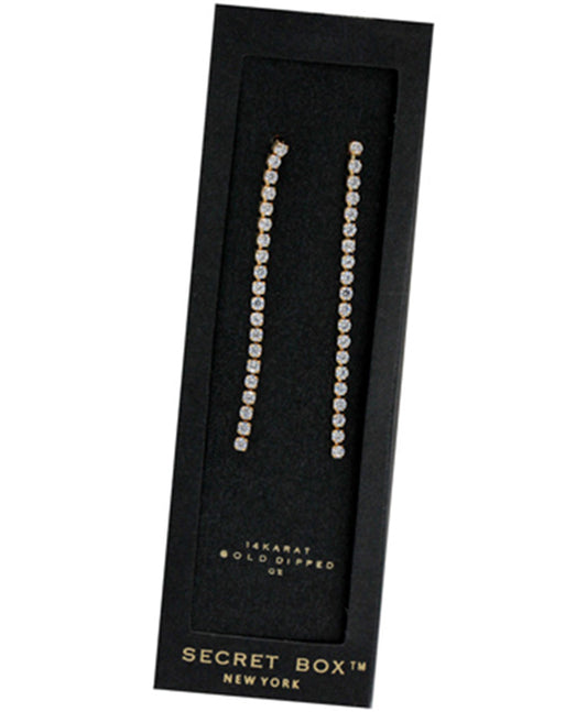 14K Gold Dipped Long Chain Earring