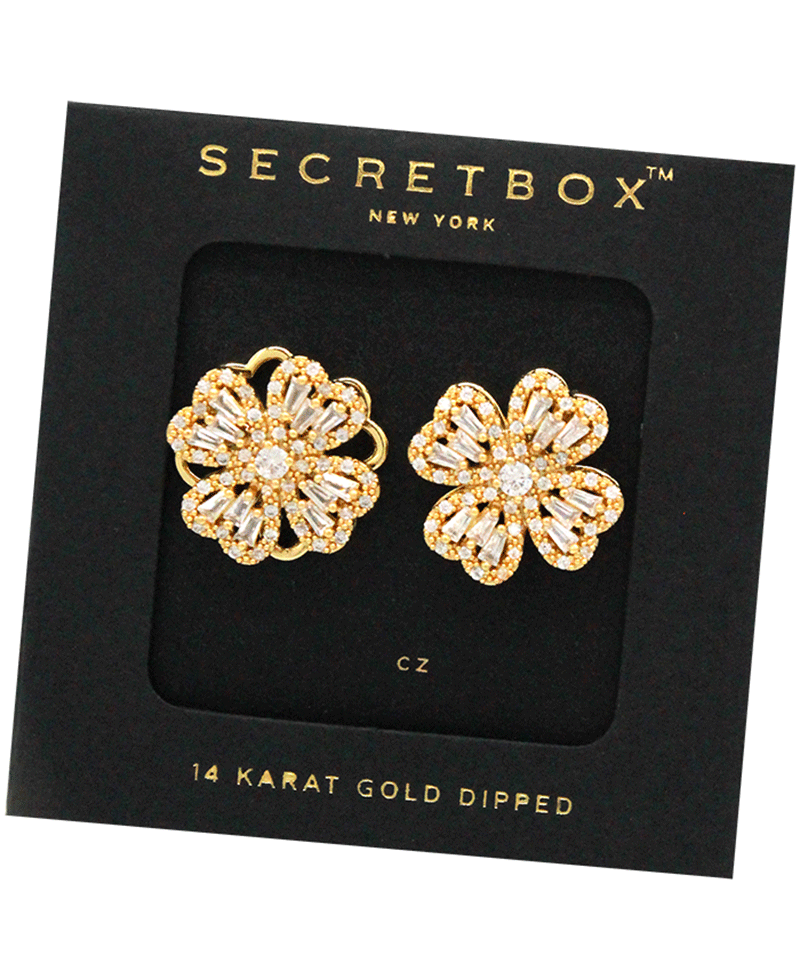 Gold Dipped Flower Earring