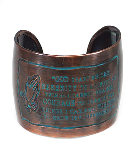 Serenity Prayer Cuff