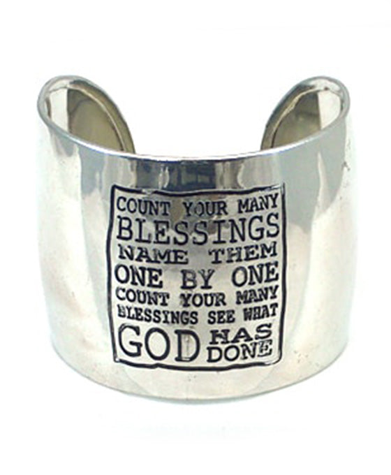 Count Your Blessing Cuff