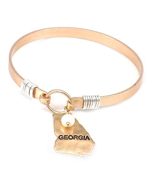 Georgia State Wire Bracelet