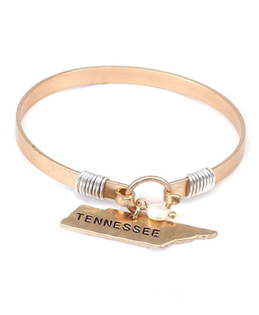 Tennessee State Wire Bracelet