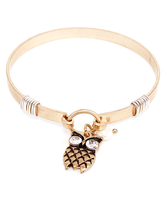 Owl Wire Bracelet