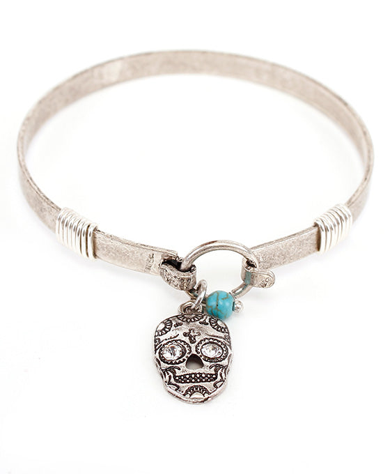 Sweet Skull Wire Bracelet